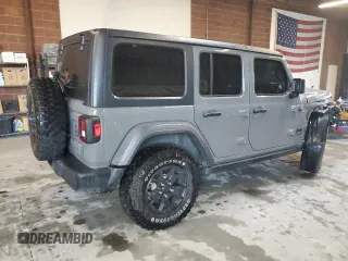 2020 Jeep Wrangler Unlimited Willys с VIN 1C4HJXDG0LW343859, выставлен на аукционе Copart как лот 47688805 с пробегом 73 264 миль миль и Списание • Salvage title. История ставок и продаж доступна на DreamBid. Изображение 3.