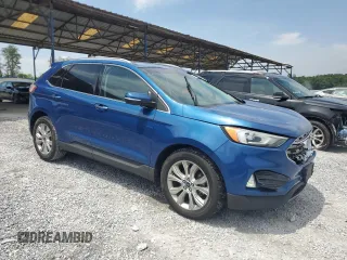 2020 Ford Edge Titanium with VIN 2FMPK3K98LBA72536, listed as a Copart auction lot 59849415 with 109,478 mi miles and Salvage title. Bid and sale history available at DreamBid. Image 4.