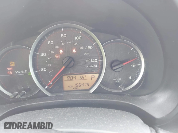 2013 Toyota Yaris L with VIN JTDKTUD32DD559222, listed as a IAAI auction lot 41883929 with 156,479 mi miles. Bid and sale history available at carsss.com. Image 7.