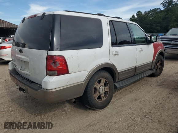2003 Ford Expedition Eddie Bauer with VIN 1FMFU17L93LA86668, listed as a Copart auction lot 62023215 with Not provided miles and Salvage title. Bid and sale history available at DreamBid. Image 3.