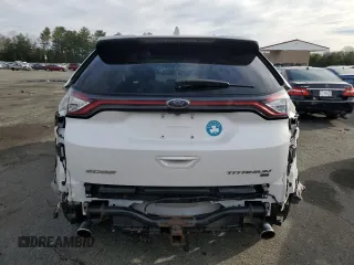2015 Ford Edge Titanium with VIN 2FMTK4K8XFBB72573, listed as a Copart auction lot 48849375 with 80,998 mi miles and Salvage Title. Bid and sale history available at carsss.com. Image 6.