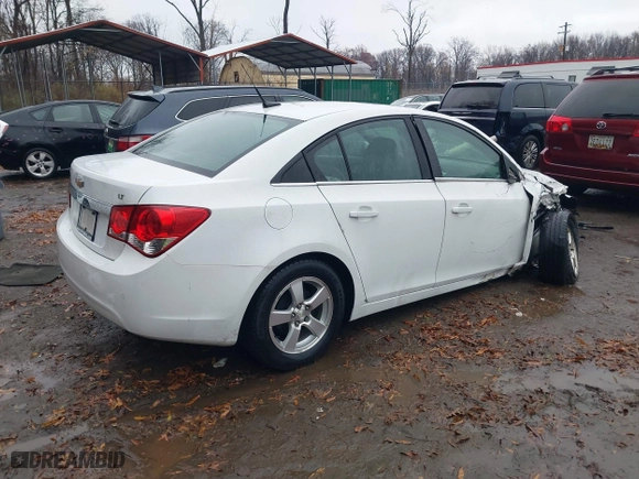 2012 Chevrolet Cruze LT w/1LT with VIN 1G1PF5SC5C7396058, listed as a IAAI auction lot 41067561 with 126,375 mi miles. Bid and sale history available at carsss.com. Image 4.