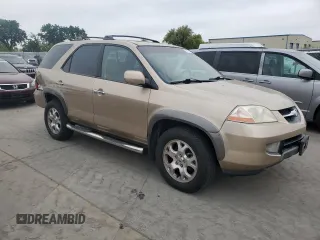 2001 Acura MDX Touring Pkg with VIN 2HNYD18851H507796, listed as a Copart auction lot 53731425 with 195,823 mi miles and Salvage Title. Bid and sale history available at carsss.com. Image 4.