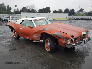 1973 Mercury Cougar z VIN 3F94H557628, wystawiony jako Copart lot #43621225 z przebiegiem 28 462 mil mil oraz Szkody całkowita. Historia ofert i sprzedaży dostępna na DreamBid. Obrazek 4.