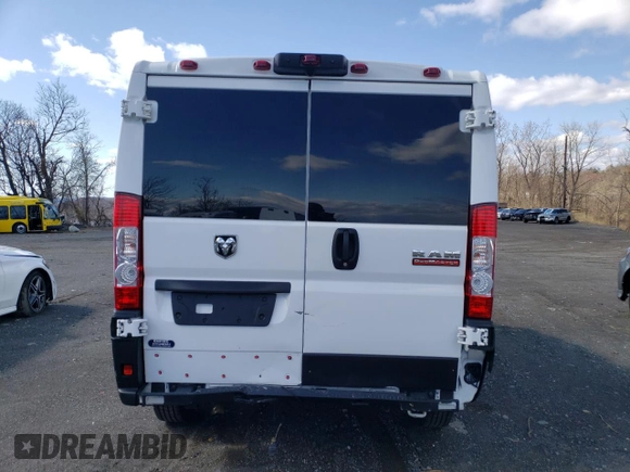 2021 Ram ProMaster Cargo with VIN 3C6LRVVG6ME554234, listed as a Copart auction lot 51424815 with 74,691 mi miles and Salvage Title. Bid and sale history available at DreamBid. Image 6.