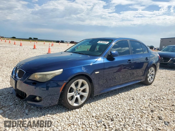2008 BMW 5 Series 535i with VIN WBANW13558CZ84027, listed as a Copart auction lot 59748325 with 134,259 mi miles and Salvage title. Bid and sale history available at DreamBid. Image 1.