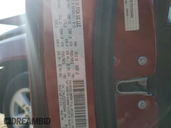 2016 Jeep Compass Latitude with VIN 1C4NJCEB7GD543444, listed as a Copart auction lot 84266844 with 61,564 mi miles and Salvage Title. Bid and sale history available at carsss.com. Image 14.