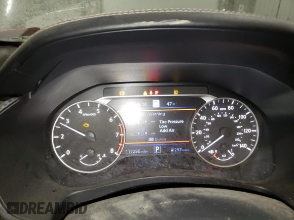 2019 Nissan Altima 2.5 SL with VIN 1N4BL4EV4KC180134, listed as a Copart auction lot 53438605 with 117,296 mi miles and Clean Title. Bid and sale history available at carsss.com. Image 9.