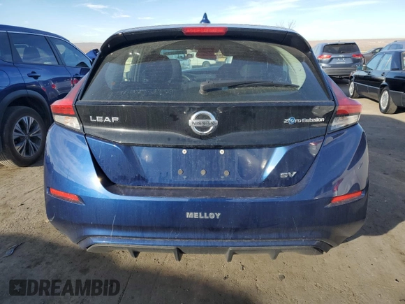 2018 Nissan LEAF SL with VIN 1N4AZ1CP5JC315777, listed as a Copart auction lot 89025735 with 26,836 mi miles and Salvage Title. Bid and sale history available at DreamBid. Image 6.