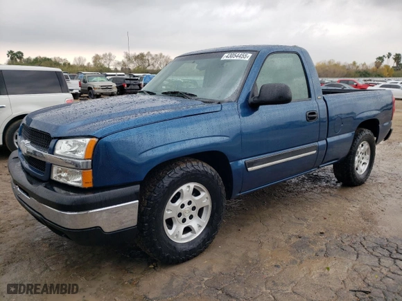 2003 Chevrolet Silverado 1500 with VIN 1GCEC14X33Z295122, listed as a Copart auction lot 43054455 with 210,293 mi miles and Clean Title. Bid and sale history available at carsss.com. Image 1.