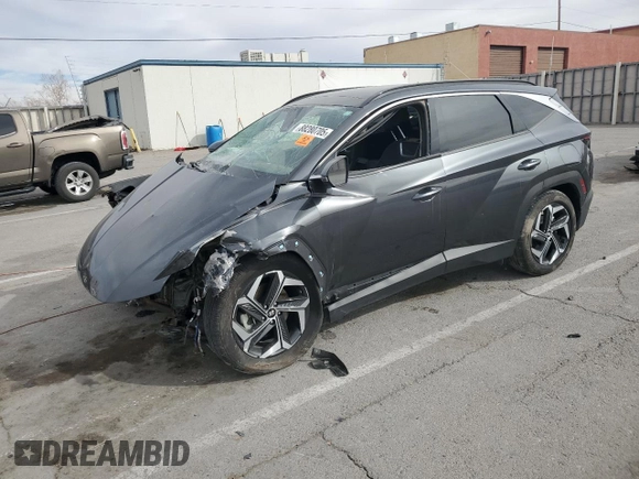 2024 Hyundai Tucson Limited z VIN 5NMJE3DE6RH298029, wystawiony jako Copart lot #88280705 z przebiegiem 12 069 mil mil oraz Szkoda całkowita • Salvage title. Historia ofert i sprzedaży dostępna na DreamBid. Obrazek 1.