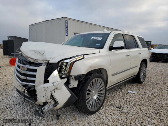 2015 Cadillac Escalade Premium with VIN 1GYS4NKJ3FR613275, listed as a Copart auction lot 44237935 with 96,402 mi miles and Salvage Title. Bid and sale history available at carsss.com. Image 1.