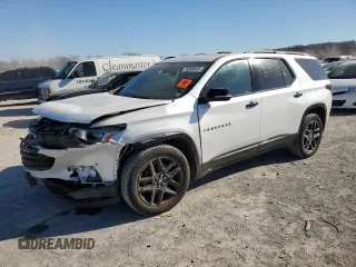 2020 Chevrolet Traverse Premier with VIN 1GNEVKKW4LJ169724, listed as a Copart auction lot 76308643 with 51,670 mi miles. Bid and sale history available at carsss.com. Image 1.