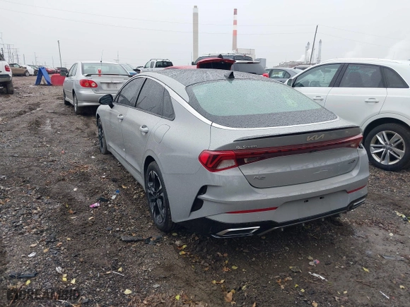2022 Kia K5 GT-Line with VIN 5XXG64J24NG148629, listed as a IAAI auction lot 40952098 with 53,812 mi miles. Bid and sale history available at carsss.com. Image 3.