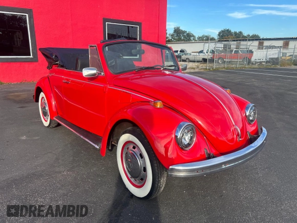 1969 Volkswagen Beetle with VIN 159347803, listed as a Copart auction lot 78107464 with 49,842 mi miles and Clean Title. Bid and sale history available at DreamBid. Image 1.