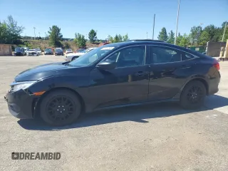 2017 Honda Civic LX with VIN 19XFC2F55HE204277, listed as a Copart auction lot 57247695 with 150,406 mi miles and Salvage title. Bid and sale history available at DreamBid. Image 1.