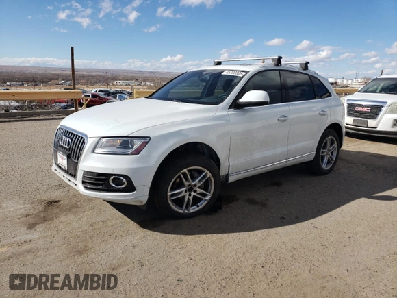 2015 Audi Q5 Premium Plus with VIN WA1LFAFP5FA053621, listed as a Copart auction lot 45708805 with 81,099 mi miles and Salvage Title. Bid and sale history available at carsss.com. Image 1.