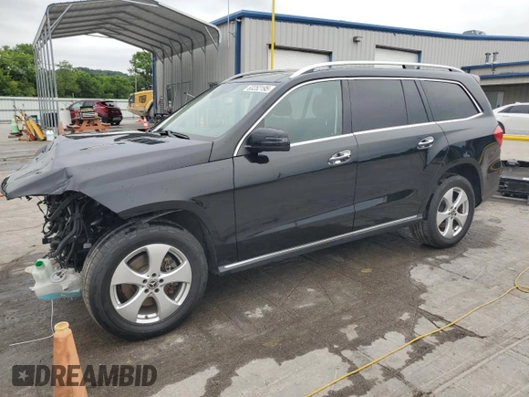 2019 Mercedes-Benz GLS 450 with VIN 4JGDF6EE4KB210126, listed as a Copart auction lot 63252195 with 36,341 mi miles and Salvage title. Bid and sale history available at DreamBid. Image 1.