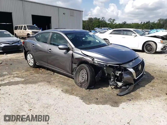2021 Nissan Sentra S with VIN 3N1AB8BV1MY249282, listed as a Copart auction lot 52685155 with 28,405 mi miles and Non Repairable. Bid and sale history available at DreamBid. Image 14.