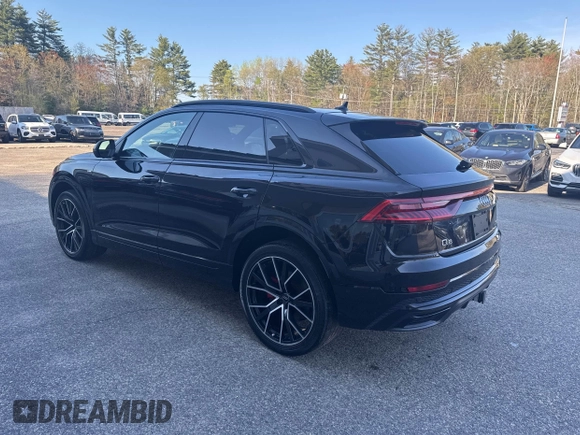 2019 Audi Q8 Premium Plus with VIN WA1EVAF16KD031014, listed as a IAAI auction lot 42193903 with 116,056 mi miles and . Bid and sale history available at DreamBid. Image 3.