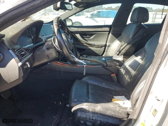 2016 BMW 6 Series 640i with VIN WBA6D0C59GD927794, listed as a Copart auction lot 81886384 with 0 mi miles and Salvage Title. Bid and sale history available at carsss.com. Image 7.