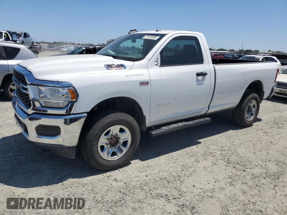 2022 Ram 2500 Tradesman z VIN 3C6MR5AJ9NG202258, wystawiony jako Copart lot #57335995 z przebiegiem 30 130 mil mil oraz Szkoda całkowita • Salvage title. Historia ofert i sprzedaży dostępna na DreamBid. Obrazek 1.