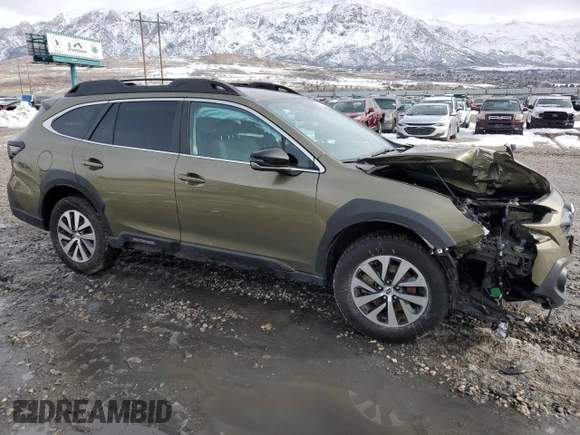 2025 Subaru Outback Premium z VIN 4S4BTADC0S3117214, wystawiony jako Copart lot #45672585 z przebiegiem 7 608 mil mil oraz Szkoda całkowita • Salvage title. Historia ofert i sprzedaży dostępna na DreamBid. Obrazek 4.