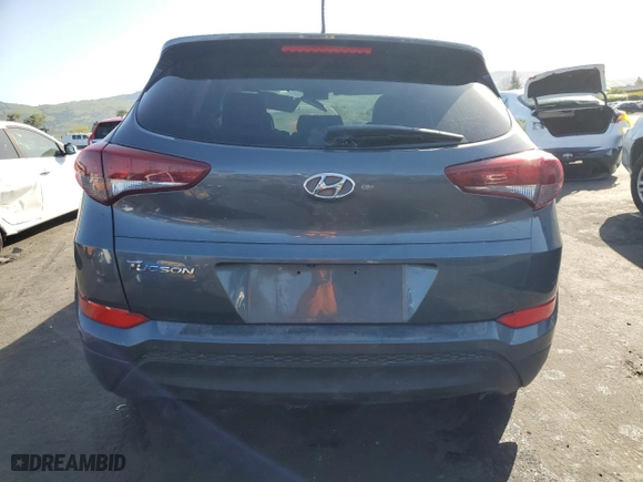 2017 Hyundai Tucson SE with VIN KM8J23A44HU423388, listed as a Copart auction lot 51993785 with 98,449 mi miles and Clean Title. Bid and sale history available at carsss.com. Image 6.