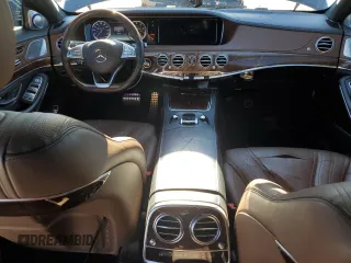 2016 Mercedes-Benz S-Class AMG S 63 with VIN WDDUG7JB0GA235269, listed as a Copart auction lot 78687474 with 52,452 mi miles and Salvage Title. Bid and sale history available at carsss.com. Image 8.