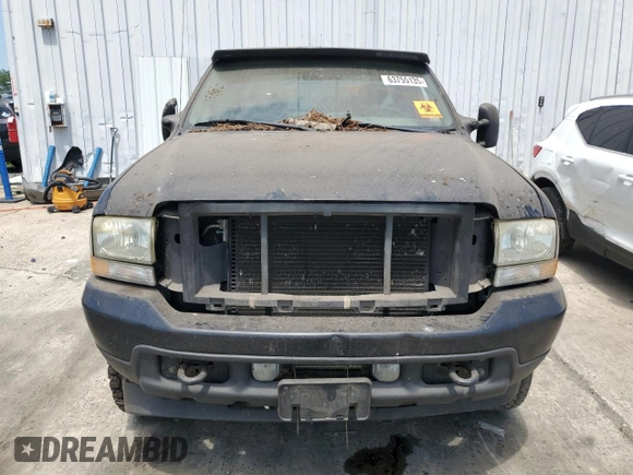 2004 Ford F-250 XL with VIN 1FTNX21P74ED02144, listed as a Copart auction lot 63755135 with Not provided miles and Clean title. Bid and sale history available at DreamBid. Image 5.