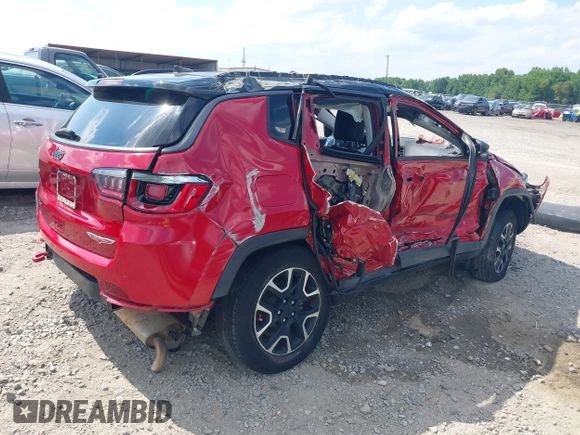 2020 Jeep Compass Trailhawk с VIN 3C4NJDDB6LT111567, выставлен на аукционе IAAI как лот 39724387 с пробегом 95 380 миль миль и . История ставок и продаж доступна на DreamBid. Изображение 4.