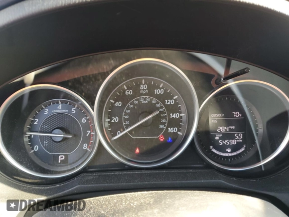 2015 Mazda 6 i Sport with VIN JM1GJ1U58F1182959, listed as a Copart auction lot 52300685 with 54,598 mi miles and Non Repairable. Bid and sale history available at carsss.com. Image 9.
