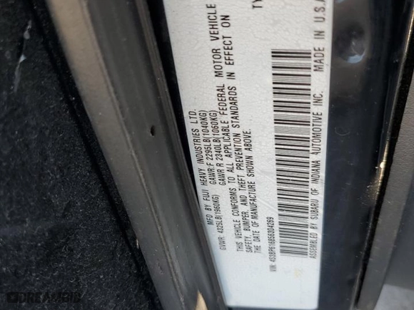 2005 Subaru Legacy Wagon Special Edition with VIN 4S3BP616856304269, listed as a Copart auction lot 70096474 with 223,075 mi miles and Salvage Title. Bid and sale history available at carsss.com. Image 12.