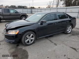 2013 Volkswagen Passat SE w/Sunroof with VIN 1VWBH7A37DC035915, listed as a Copart auction lot 42120935 with 126,331 mi miles and Salvage Title. Bid and sale history available at carsss.com. Image 1.