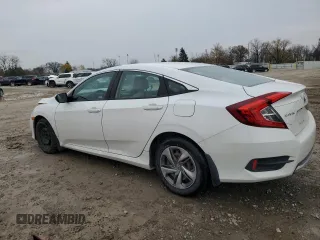 2019 Honda Civic LX with VIN 2HGFC2F67KH545606, listed as a Copart auction lot 79925204 with 96,017 mi miles and Salvage Title. Bid and sale history available at DreamBid. Image 2.