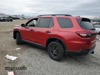 2025 Honda Pilot TrailSport with VIN 5FNYG1H63SB094649, listed as a Copart auction lot 43418145 with 554 mi miles and Salvage Title. Bid and sale history available at carsss.com. Image 2.