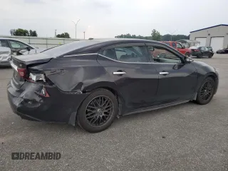 2017 Nissan Maxima S with VIN 1N4AA6AP4HC406296, listed as a Copart auction lot 62153935 with 186,493 mi miles and Salvage title. Bid and sale history available at DreamBid. Image 3.