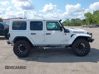 2020 Jeep Wrangler Unlimited Sahara with VIN 1C4HJXEN7LW213459, listed as a IAAI auction lot 41502047 with 40,816 mi miles. Bid and sale history available at carsss.com. Image 13.