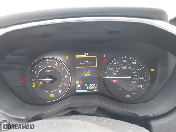 2019 Subaru Impreza Premium with VIN 4S3GTAD65K3739604, listed as a IAAI auction lot 41752338 with 89,030 mi miles. Bid and sale history available at carsss.com. Image 7.