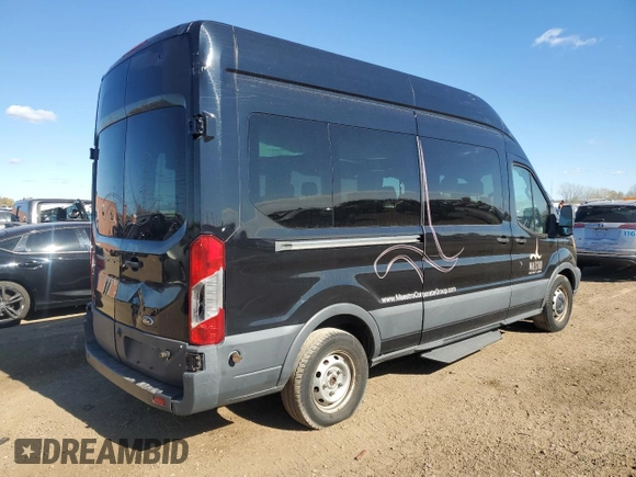 2017 Ford Transit Passenger XL with VIN 1FBZX2XM2HKA13893, listed as a Copart auction lot 76012984 with 92,823 mi miles and Salvage Title. Bid and sale history available at DreamBid. Image 3.