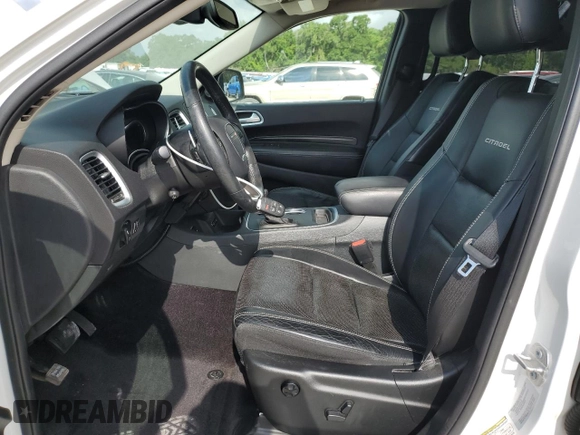 2018 Dodge Durango Citadel with VIN 1C4RDHEG4JC115118, listed as a Copart auction lot 60633055 with 77,665 mi miles and Salvage title. Bid and sale history available at DreamBid. Image 7.
