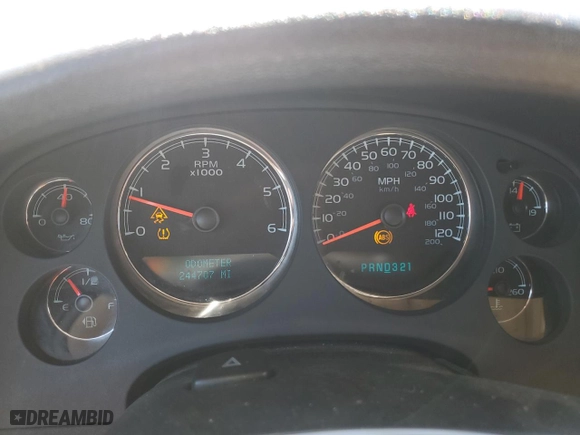 2008 Chevrolet Avalanche LS with VIN 3GNEC12J48G261025, listed as a Copart auction lot 48315515 with 244,707 mi miles and Clean Title. Bid and sale history available at carsss.com. Image 9.