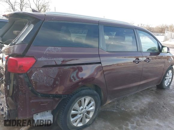 2016 Kia Sedona LX with VIN KNDMB5C17G6200149, listed as a IAAI auction lot 41308309 with 79,457 mi miles and . Bid and sale history available at carsss.com. Image 16.
