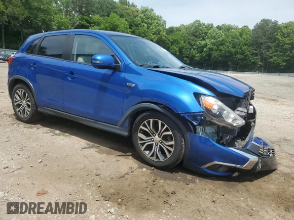 2017 Mitsubishi Outlander ES with VIN JA4AP3AU1HZ008838, listed as a Copart auction lot 57061035 with 132,939 mi miles and Salvage title. Bid and sale history available at DreamBid. Image 4.