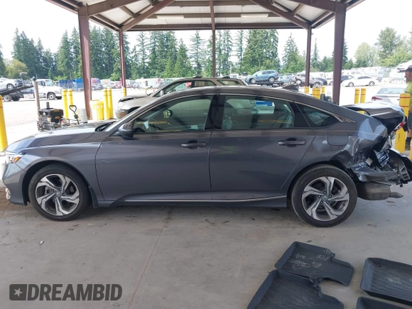 2019 Honda Accord EX with VIN 1HGCV1F43KA150293, listed as a IAAI auction lot 42592009 with 32,037 mi miles and . Bid and sale history available at DreamBid. Image 14.