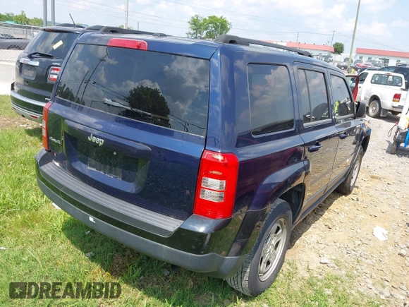 2012 Jeep Patriot Sport with VIN 1C4NJRBB6CD578865, listed as a IAAI auction lot 42409173 with 173,975 mi miles and . Bid and sale history available at DreamBid. Image 4.