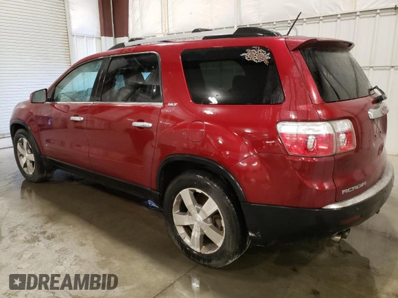 2010 GMC Acadia SLT1 with VIN 1GKLVMED9AJ167894, listed as a Copart auction lot 51618775 with 219,894 mi miles and Salvage Title. Bid and sale history available at carsss.com. Image 2.