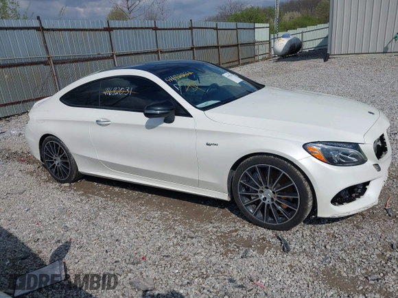 2018 Mercedes-Benz C 43 AMG with VIN WDDWJ6EB9JF679985, listed as a IAAI auction lot 41992047 with 57,619 mi miles and . Bid and sale history available at DreamBid. Image 13.