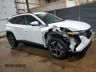 2023 Hyundai Tucson SEL z VIN 5NMJFCAE7PH284509, wystawiony jako Copart lot #60258975 z przebiegiem 52 550 mil mil oraz Szkoda całkowita • Salvage title. Historia ofert i sprzedaży dostępna na DreamBid. Obrazek 4.