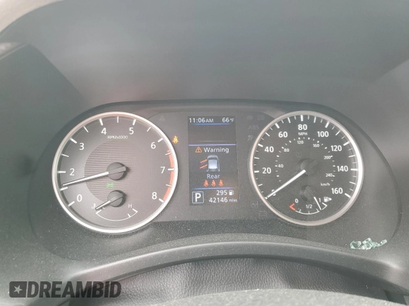 2020 Nissan Sentra S with VIN 3N1AB8BV0LY312094, listed as a Copart auction lot 44261585 with 42,146 mi miles and Salvage Title. Bid and sale history available at carsss.com. Image 9.